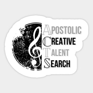 Apostolic Creative Talent Search Sticker